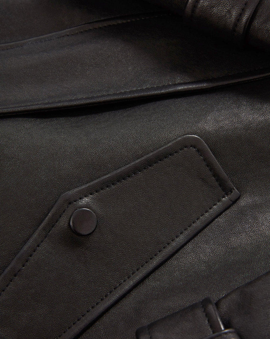 Bateman Cropped Leather Jacket
