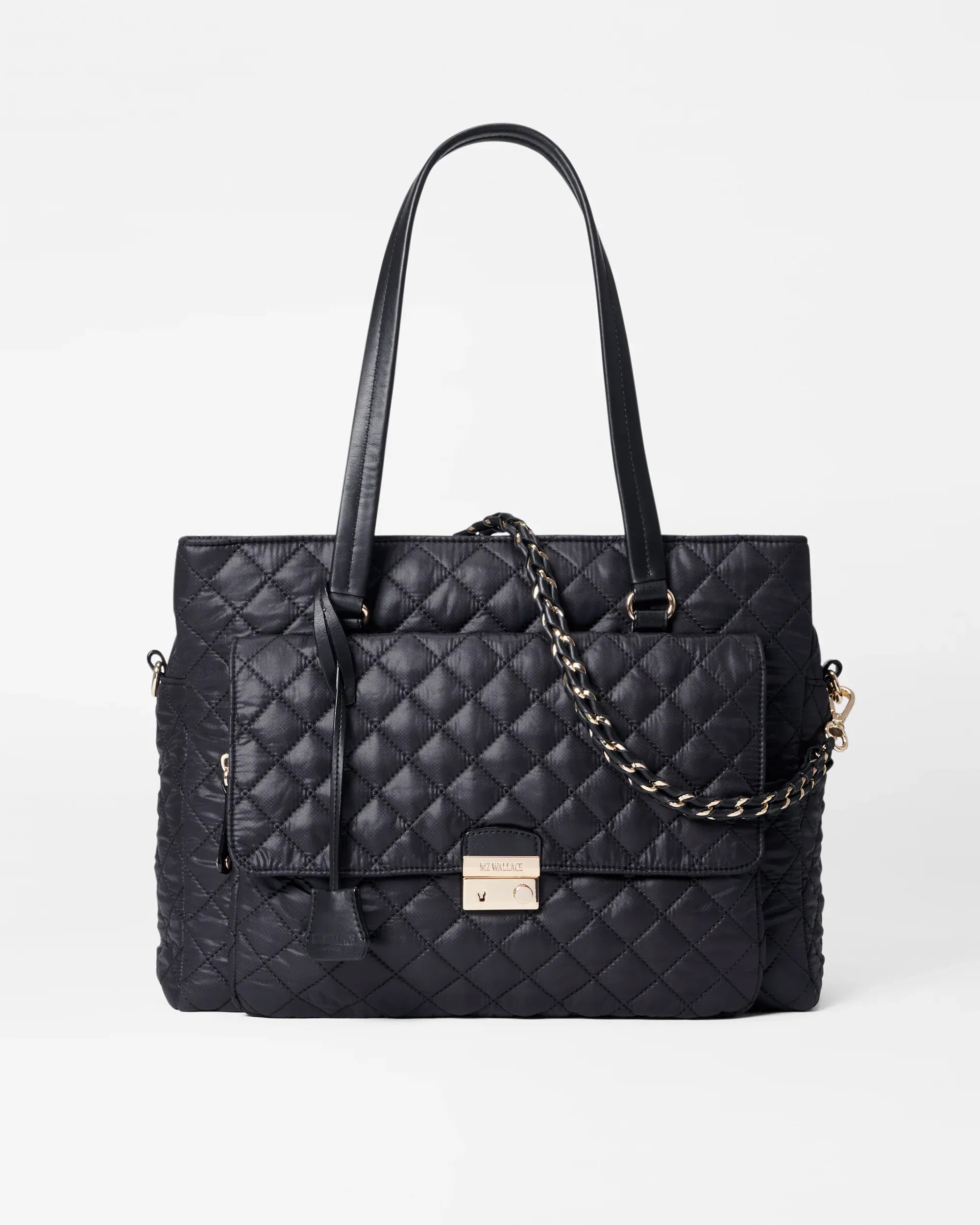 Black Crosby Lock Tote