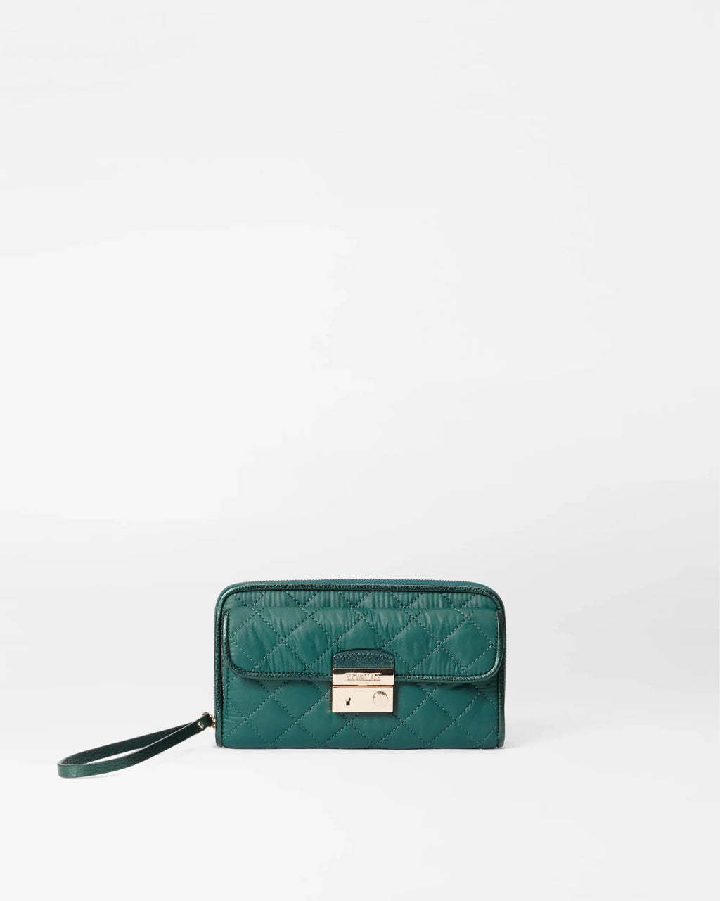Emerald Crosby Lock Wristlet