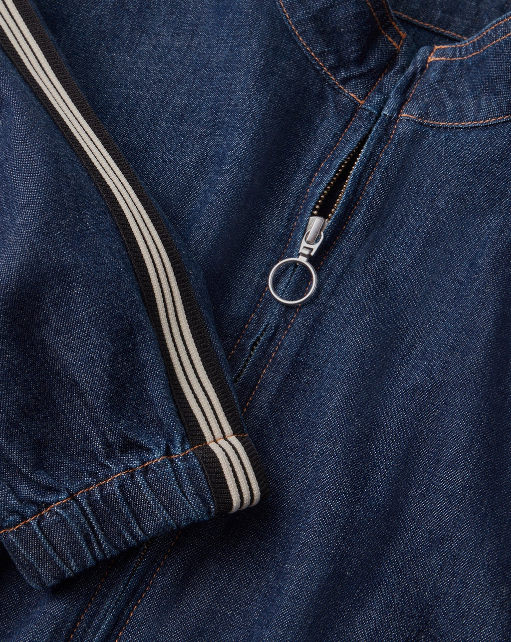 Gigi Denim Track Jacket