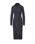 Barrett Plaid Midi Dress