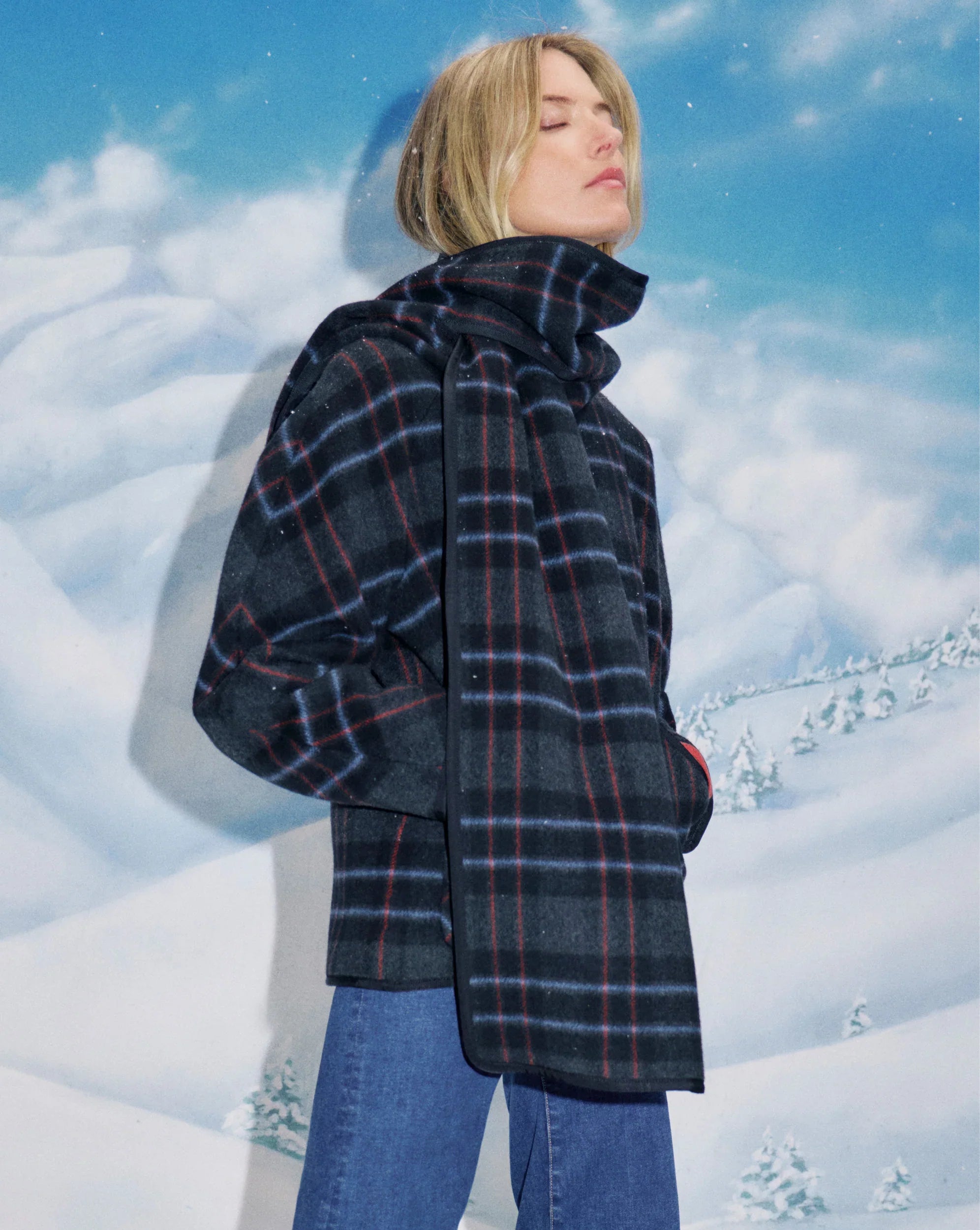Martine Dickey Scarf Coat