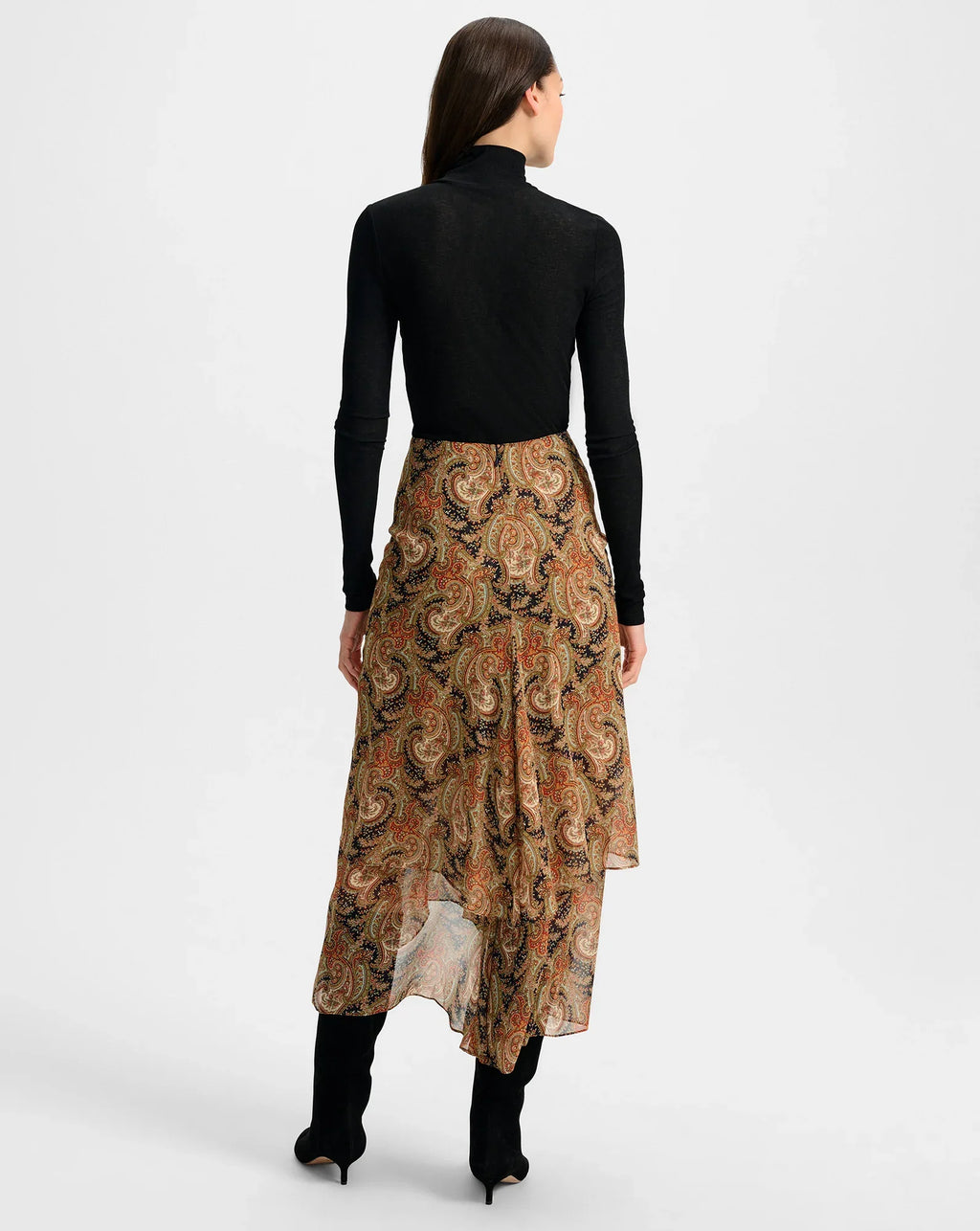 Wyeth Ribbed Turtleneck Top