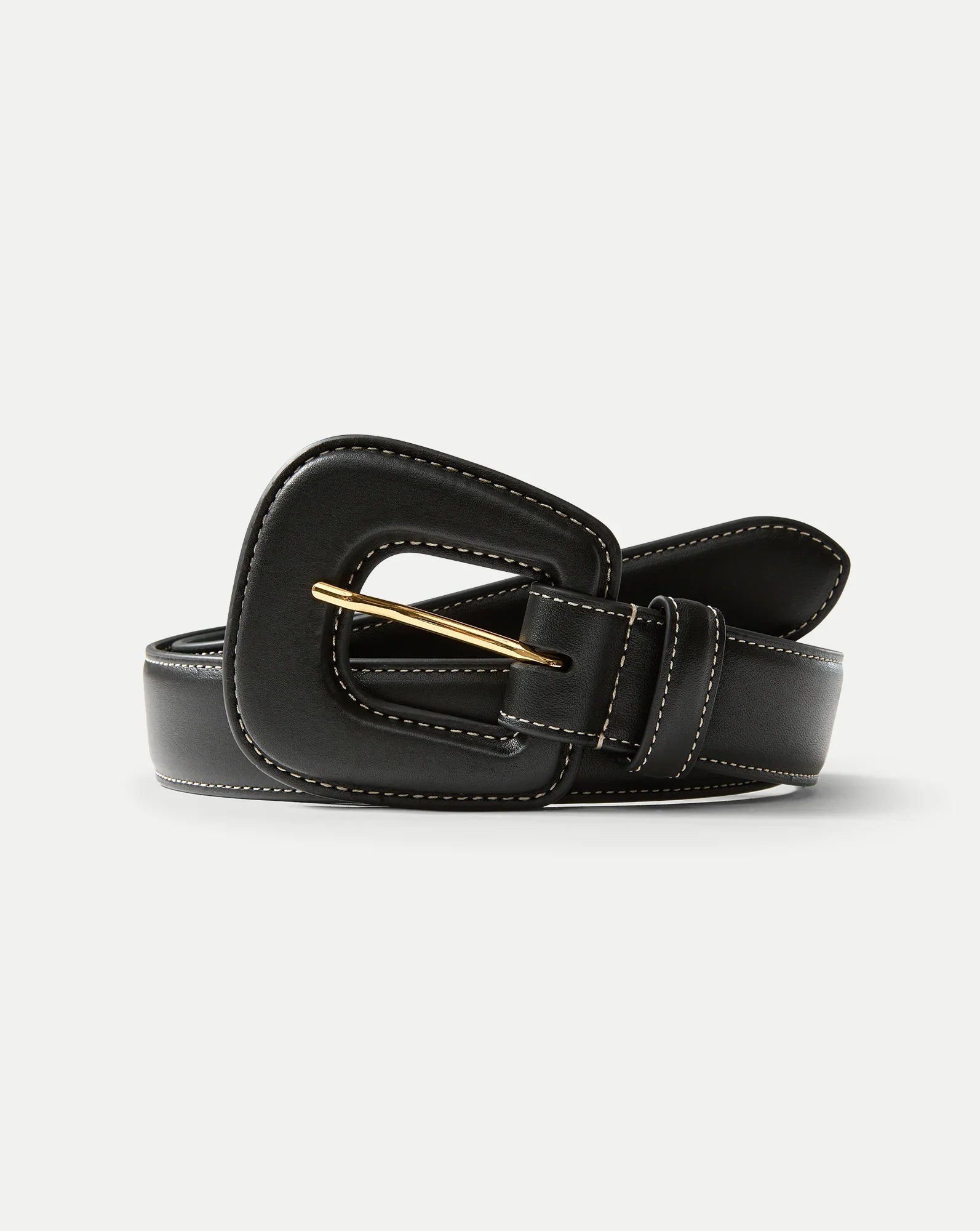 Elsy Leather-Buckle Belt