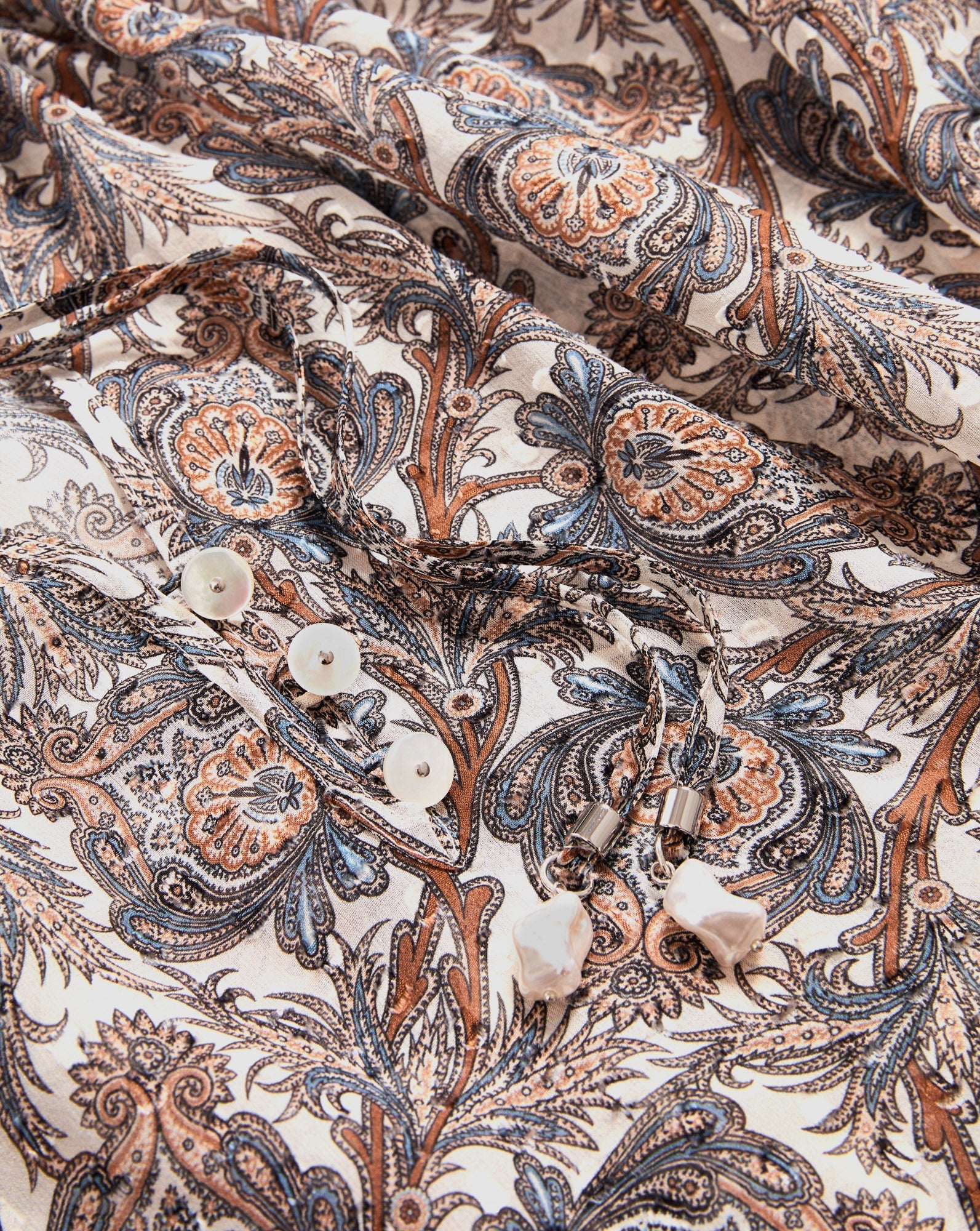 Hickory Silk Blouse