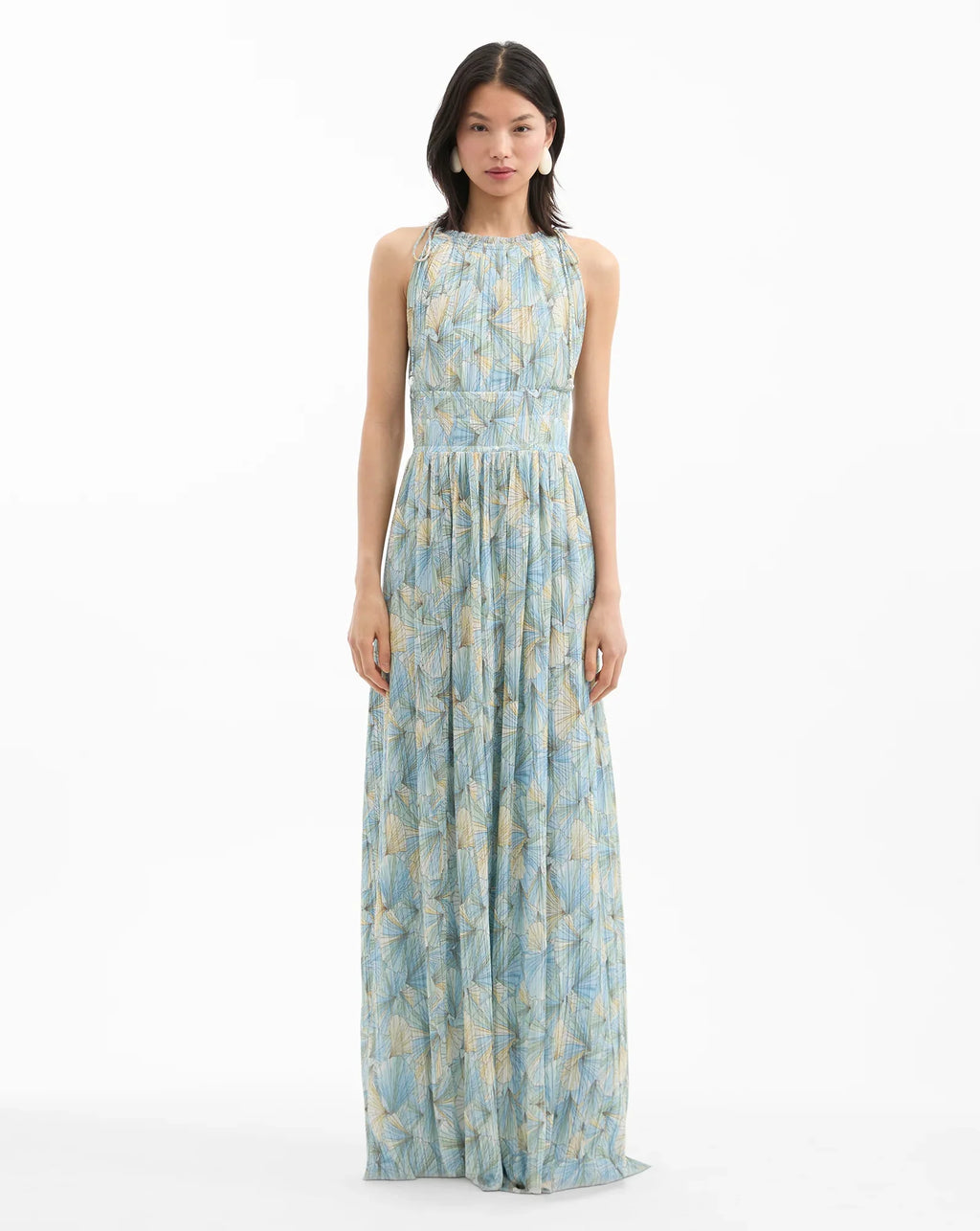 Yardley Pleated Maxi Dress