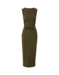 Charissa Stretch-Cotton Midi Dress