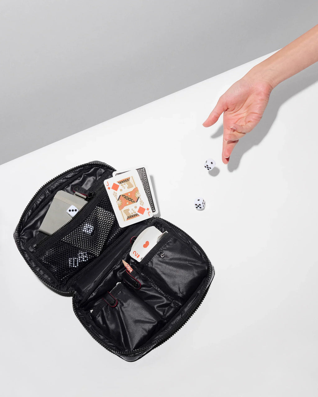 Black Lacquer Game Organizer