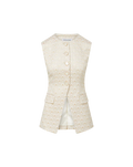 Lois Gold-Print Vest