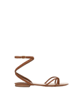 Allegra Suede Ankle-Wrap Sandal