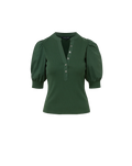 Coralee Puff-Sleeve Top