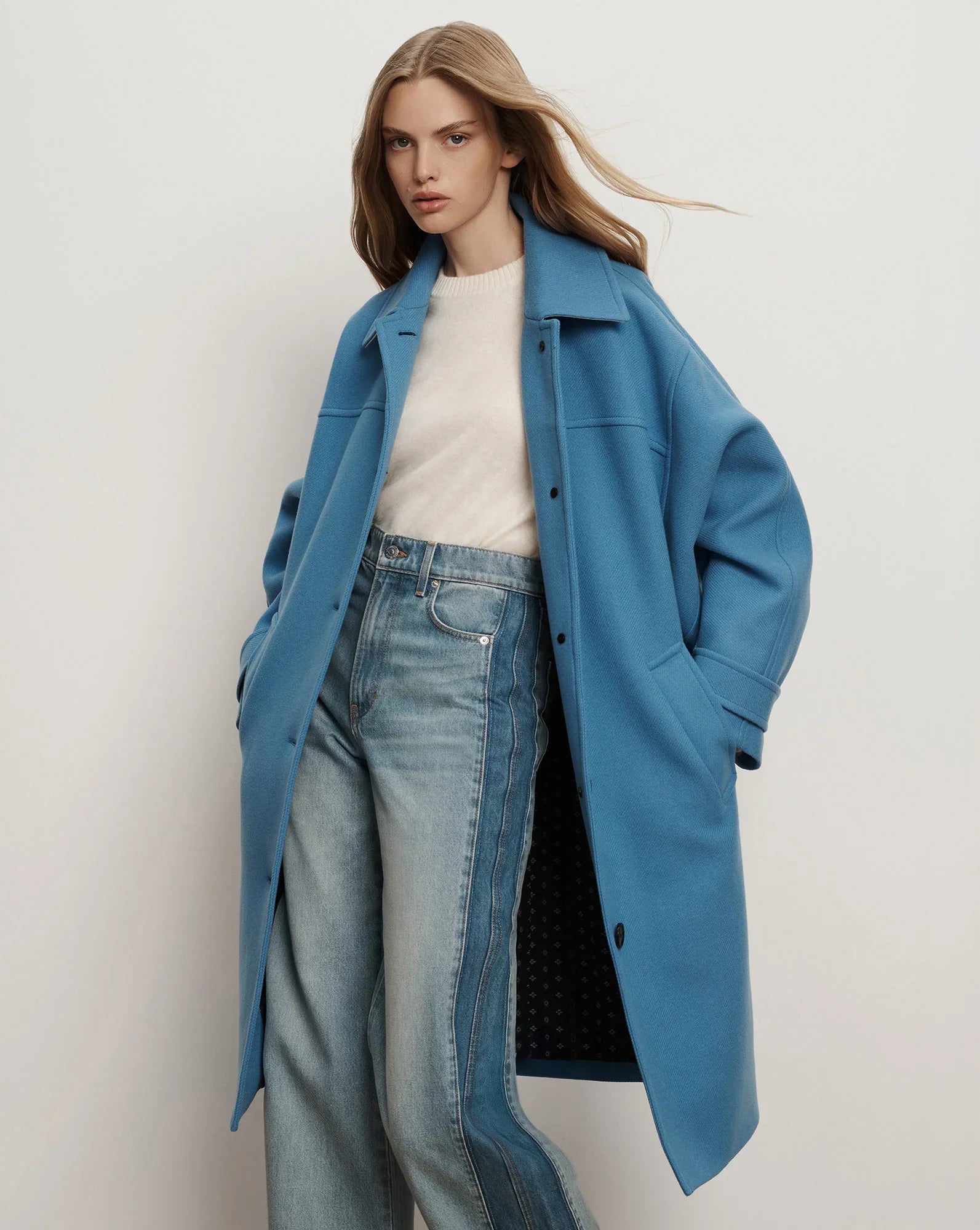 Laurent Cocoon Dickey Coat