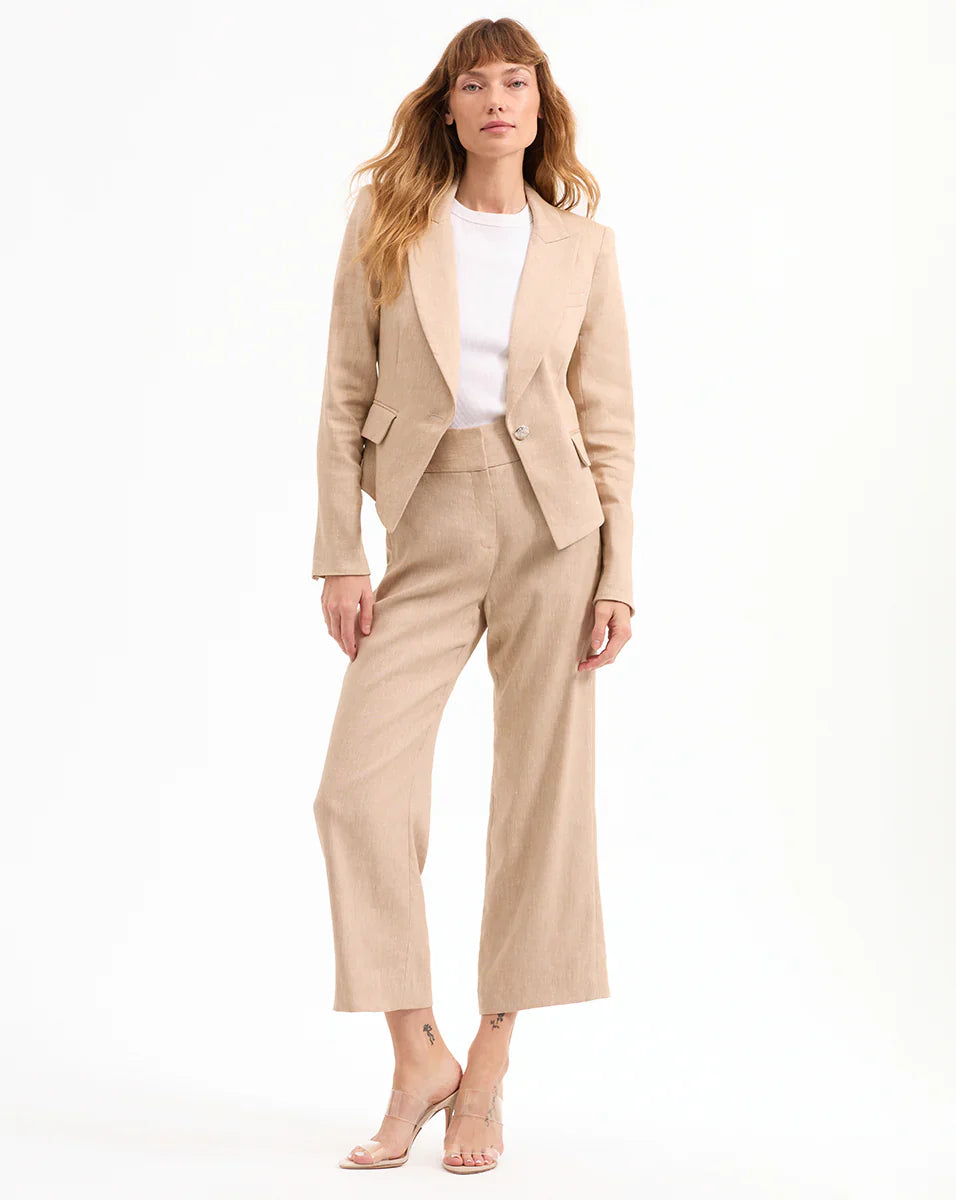 Aubrie Cropped Wide-Leg Pant