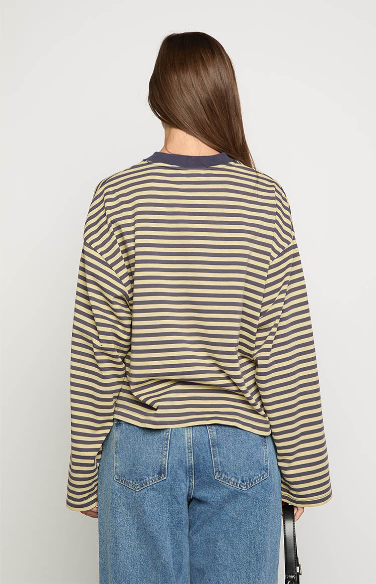 Lioness Bloom Beige Long Sleeve Top