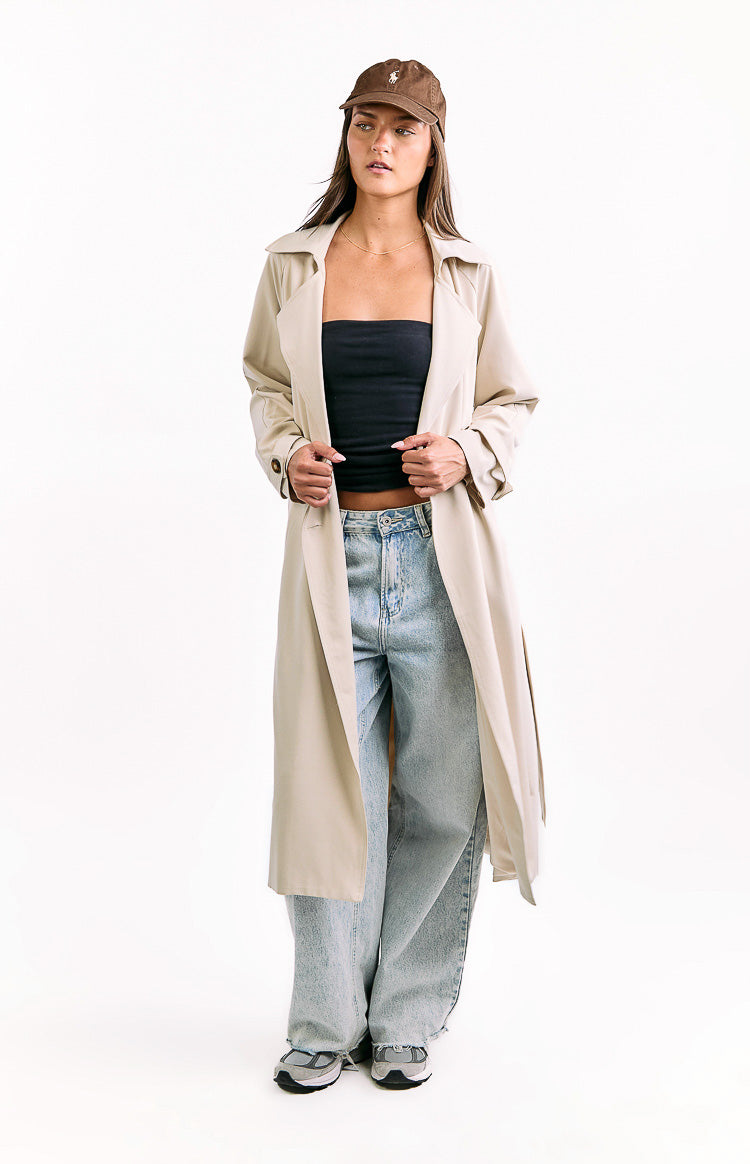 Orla Cream Belted Trench Coat
