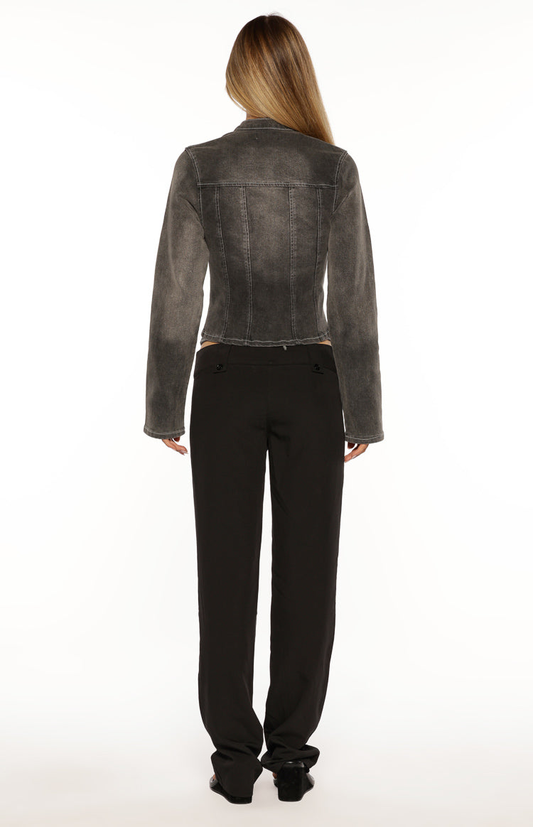 Vice Black Low Waist Pant